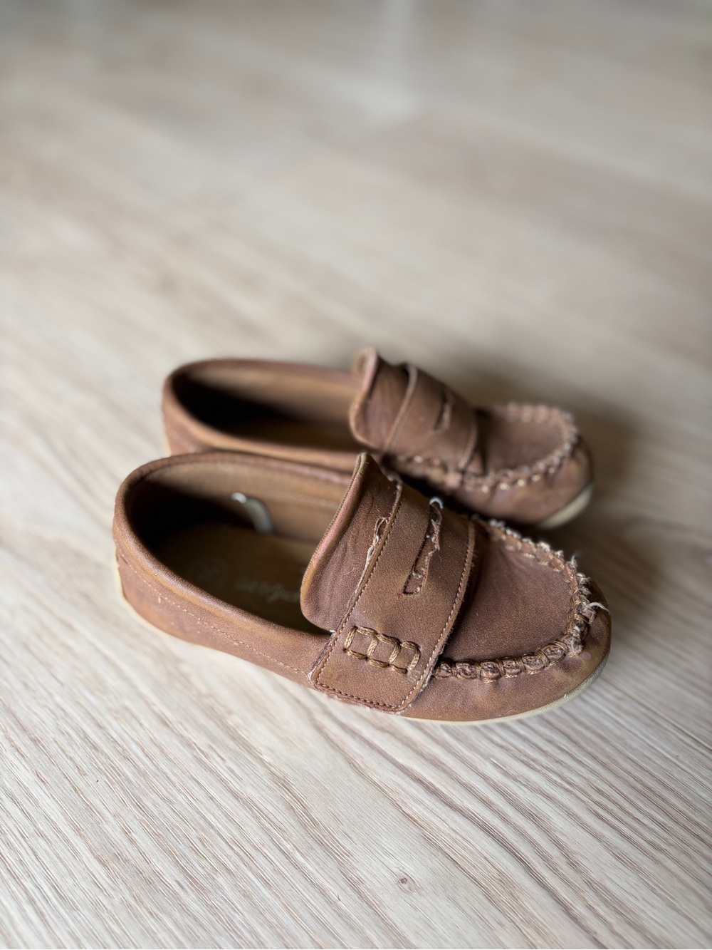 Cat & Jack Brown Moccasin Loafers